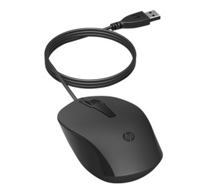 HP 150 - souris - USB - noir